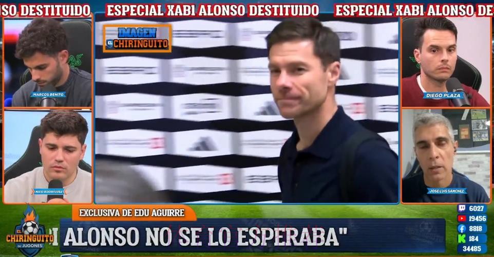 六台记者：阿隆索得知下课惊讶后过后是如释重负